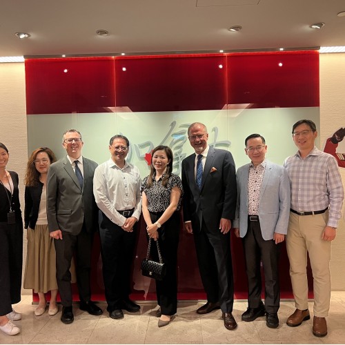 2024年07月15日本會理事長及理事等拜訪加拿大駐台北貿易辦事處經貿辦事處
