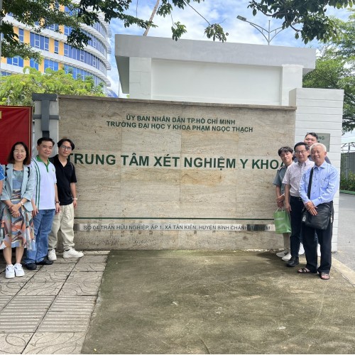 2024年09月13日 本會顧問阮世勇醫師陪同本會張理事長及理事等拜訪胡志明范玉石醫學大學新校區醫學中心